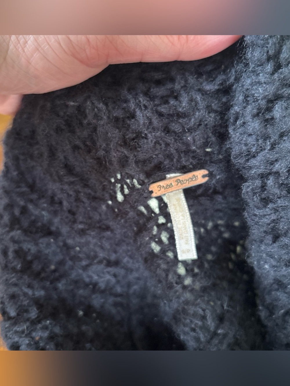 Free People wool blend slouchy sweater - Picture 2 of 3